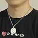 Pentacle of Jupiter Solomon Seal Talisman Amulet Pendant Necklace Hexagram Stainless Steel Long Chain Necklaces for Men (Silver,60cm, Jupiter 5th)