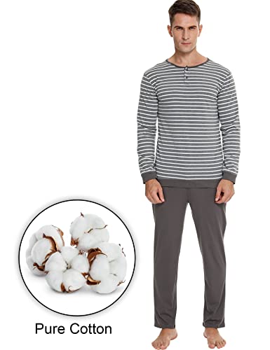 Pigiama Uomo Invernale, Pigiama Uomo Cotone Lungo
