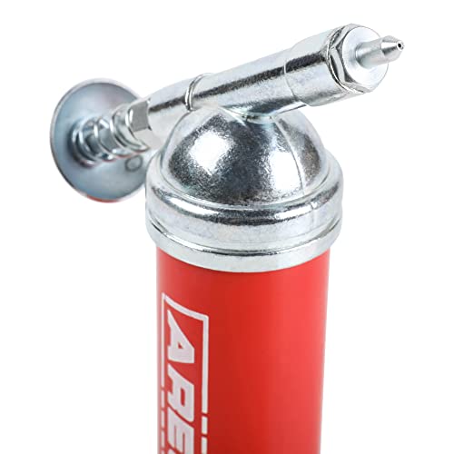 Image of ARES 53010 - 3-Ounce Push-Type Mini Grease Gun - Needle Nozzle Easily Greases Small Fittings - One-Handed Operation - 3000 PSI Working Pressure