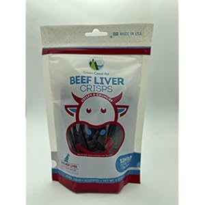 Beef Liver Crisps  8 Oz | Single Ingredient Airdried Dog Treats High Protein Low Calorie Made in Usa Perfect for Training  Rewarding  Cucciolini Doodles Beef liver crisps  8 oz | single ingredient air dried dog treats high protein low calorie made in usa perfect for training  rewarding   cucciolini doodles