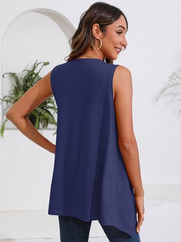 Image of Women's Lightweight Open Front Cardigans Casual Soft Drape Spring Summer Fall Cardigan S-3XL