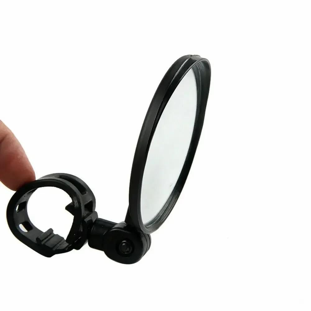 Universal-Fahrradspiegel für Fahrrad und Motorrad, 360 Grad drehbar, verstellbar, für Fahrradfahrten, Fahrradspiegel, Lenkerrückspiegel (schwarz a)