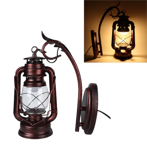 Topyond Wandlaterne Für Den Innenbereich, Vintage-Wandlaterne, Lichtlampe, Öllampe Für Hütte, Schlafzimmer, Wohnzimmer, Flur, Kamin Topyond Wandlaterne Für Den Innenbereich, Vintage-Wandlaterne, Lichtlampe, Öllampe Für Hütte, Schlafzimmer, Wohnzimmer, Flur, Kamin