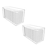 AWAOVV 2 Stück Papierhandtuchspender, Acryl Transparenter Tissue Box, Serviettenspender, Paper Towel Dispenser, Gästehandtuchspender für Z-Faltung, C-Faltung Oder Mehrfach Gefaltete Papierhandtücher