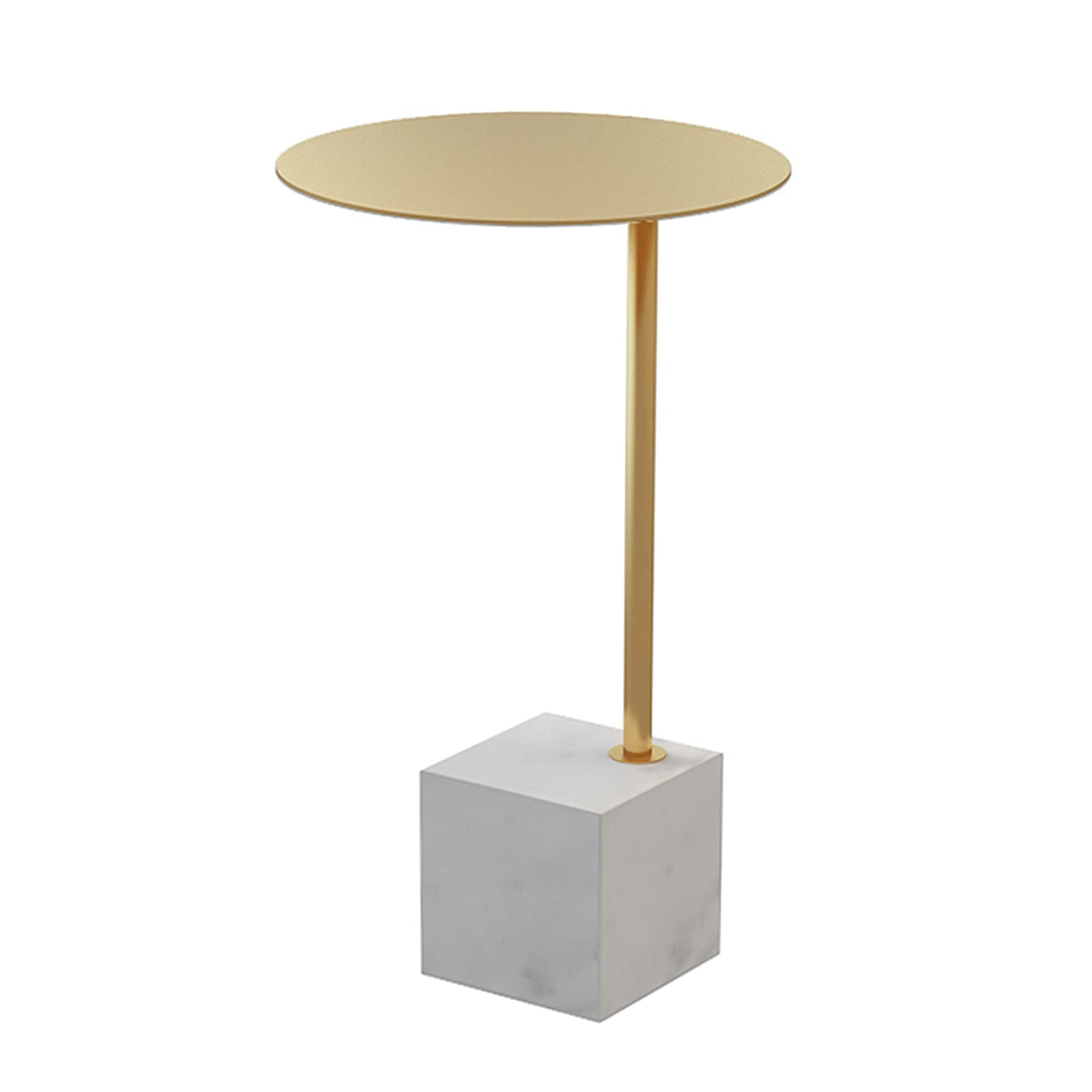 Table basse ronde en marbre nordique authentique chic