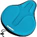 DAWAY Extra Soft Bike Seat Cushion - C6 Large Exercise Bicycle Saddle Cover, Thick Widen Foam & Gel Padded, Comfort Breathable Cycling Pad, Fit Spinning Class, Indoor, Outdoor Bycicle