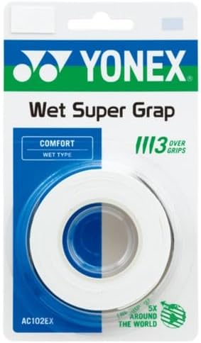 Wet GRAP 3-Pack: Absorbent & Durable Overgrip (Assorted Colors)
