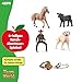 SCHLEICH Farm World | Westernreiten 42578 | Bauernhof Set mit Cowboy, Pferd, Kuh und Hund sowie Zaumzeug & Sattel | Western Rodeo Zubehör | Bauernhof Spielzeug ab 3 Jahre Set aus 6 Teilen