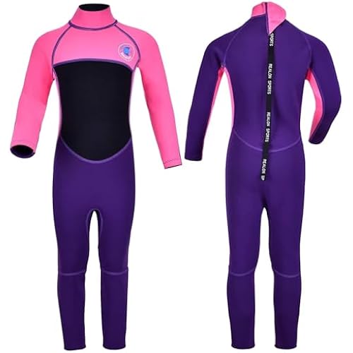 Kids Wetsuit for Girls Boys 3mm Neoprene Thermal Suit Swim Lessons