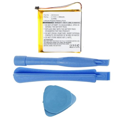 MPF Products 560mAh AEC64333 Battery Replacement Compatible with Beats by Dr. Dre Studio 2.0 Headphones