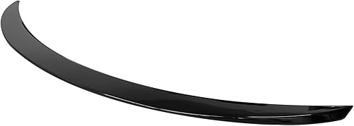 Miniatura 6 de IKON MOTORSPORTS, Alerón de maletero compatible con Infiniti Q60 2017-2022, plástico ABS negro brillante estilo X High Kick Duckbill alerón de tapa