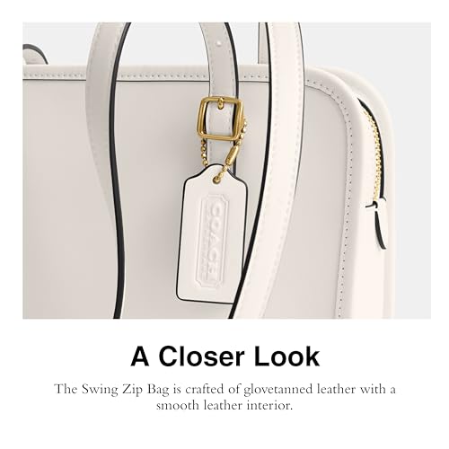 Image of COACH Swing Zip Bag with Grommets