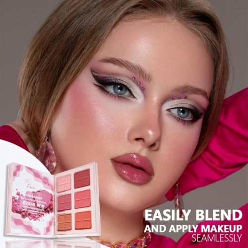 Image of 5 in 1 Makeup Book Palette, Professional Full Face All in One Makeup Kit | Eyeshadow Palette | Lipgloss | Highlighter & Blush Palette | Concealer, Contour & Eyebrow Filler | Beginner & Travel Friendly