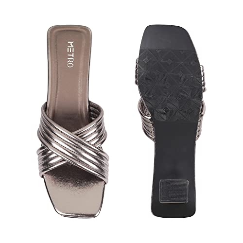 Image of Metro Women's Mule Fashion Block-heel Sandal