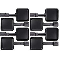 Sartenes Para Raclette 8 sartenes para raclette 23178, 10 x 10 cm, esmaltadas, universales para raclette (dimensiones véase el texto)