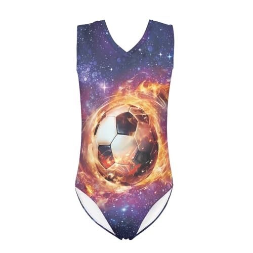 Image of One Piece Swimsuit Girls Kids Bathing Suit V Neck Wide Shoulder Strap Toddler Beach Swimwear for 3-14 Years