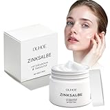 50g Zink Creme Gesicht, Zinksalbe gegen Picke, mit Salicylsäure, Creme gegen Pickel, Schutzcreme mit Barriereeffekt für Alle Hauttypen, beruhigend & schnell einziehend