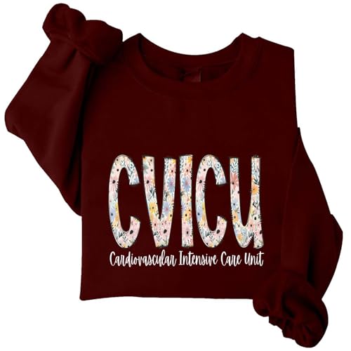 CVICU Nurse Sweatshirt Funny Cardiovascular ICU Nurse Sweatshirt