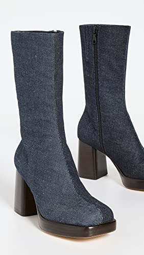 Rag & Bone Women's Matrix Boots, Dark Blue, 9 Medium Us #TOP1