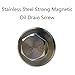 LIDABATON Strong Magnetic Oil Drain Screw, M24 × 2 Stainless Steel Drain Plug, Compatible With BMW Motorcycle F650GS F700GS F800GS Oil Drain Bolt.