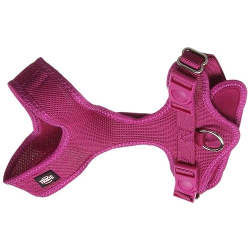 TRIXIE Soft Hundegeschirr, 33–50 cm x 20 mm, Fuchsia