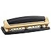Swingline 3 Hole Punch, Adjustable Two-Three Hole Puncher, 10 Sheets, Precision Pro, Black/Gold (A7074086)