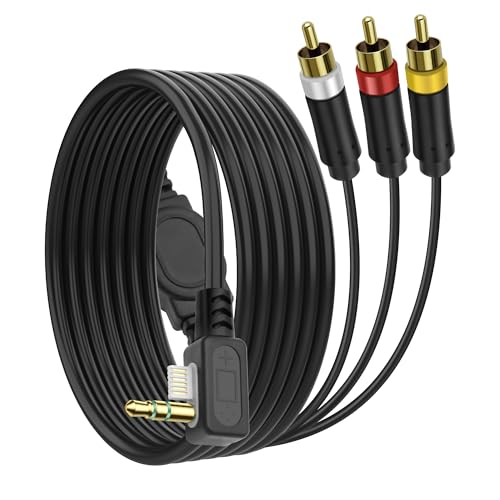 ⭐ Alte prestazioni: cavo componente audio video HD AV fabbricazione professionale, l'interfaccia di questo cavo video è perfettamente collegata per ottenere un buon effetto dati; Elimina rumore/feedback indesiderati, minima perdita di segnale.