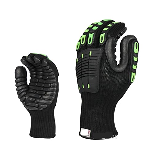 Gants de travail pour perceuse à percussion protégeant des vibrations - 6
