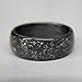 Carbon Fiber Ring with Real Gibeon Meteorite Inlay for men or women - Handmade Ring Band - sizes 4-16 - Custom bandwidths - Made in USA - Lightweight - Waterproof