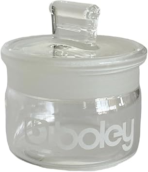 Watchmaker benzine glas canister with lid 40 mm - 15 ml