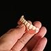 WJTRK1 Dientes Postizos Temporales Silicona,Dentadura Postiza, Reutilizable,Talla única,Traerte la Apariencia Dientes