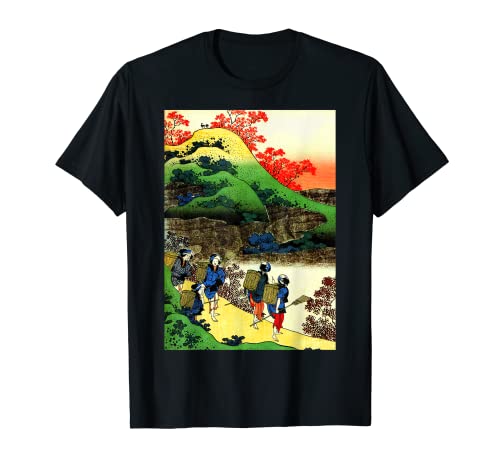 Hokusai Otoño Arces Momiji Japón Arte japonés Ukiyo-e Camiseta