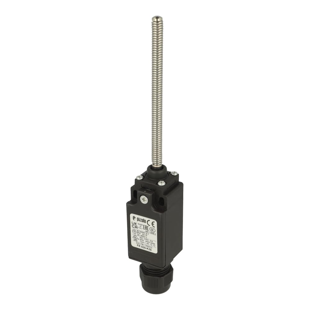 FR 525-K25 | FR525-K25 | PIZZATO Miniature Limit Switch with Flexi Spring Actuator 1 NO + 1 NC Contacts Supplied with 3-7MM