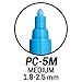 Posca PC-5M Water Based Permanent Marker Paint Pens. Premium Medium Tip for Arts and Crafts. Multi-surface Use On Wood, Metal, Paper, Cardboard, Glass, Fabric, Ceramic & Stone. Set of 8 Deep Colours