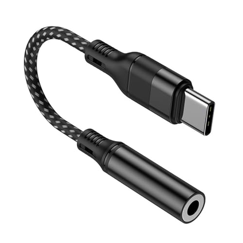 �m�C�Y�ጸ�e�N�m���W�[���̗p�����R���p�N�g�� USB C - 3.5 mm �⏕�P�[�u���A�������x�̉��y�X�g���[�~���O �Q�[���p USB C - �⏕�A�_�v�^�[