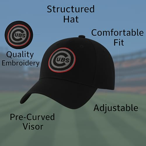 Gorra clásica negra con logo bordado ajustable para niños miniatura 5