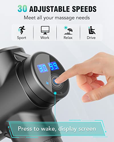 Pistola-de-Masaje-Muscular-Pistola-Masaje-Masajeadora-Muscular-EKUPUZ-de-Tejido-Profundo-con-30-Niveles-Ajustables-6-Cabezales-de-Masaje-y-Pantalla-LCD-para-Relajacion-Recuperacion-Fatiga Pistola-de-Masaje-Muscular-Pistola-Masaje-Masajeadora-Muscular-EKUPUZ-de-Tejido-Profundo-con-30-Niveles-Ajustables-6-Cabezales-de-Masaje-y-Pantalla-LCD-para-Relajacion-Recuperacion-Fatiga