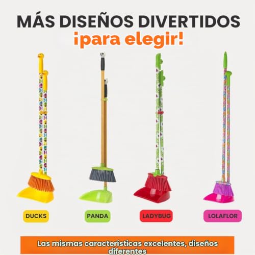 Miniatura 8 de Vigar - Kids Set De Barrer Con Escoba Y Recogedor Infantil Ducks