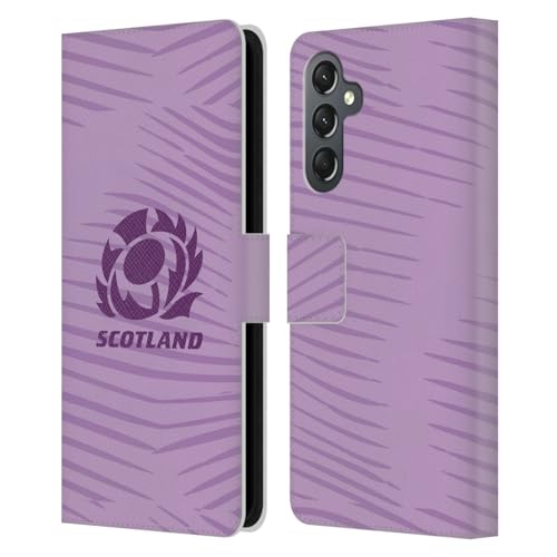 Étui Samsung Galaxy A25 5G écusson Scotland Rugby protection intégrale en cuir