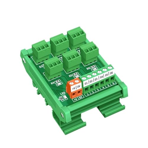 Bloque de terminales de 8 posiciones y 5-24V para sensores con tecnología de tornillo PNP