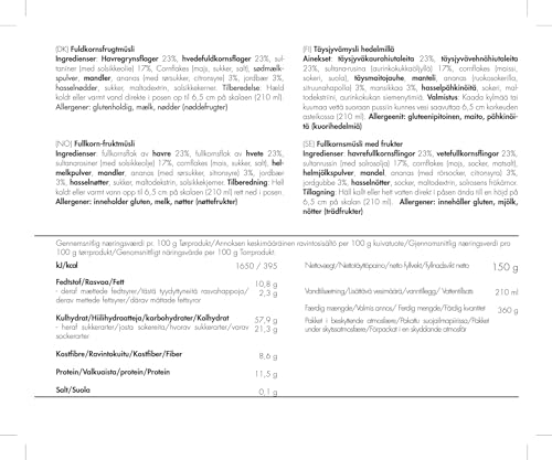 Trek’n Eat Vollkorn Früchtemüsli