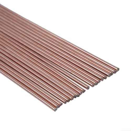 20PCS Soldering Rods Phosphor Copper Electrode Wire Welding Rod 2Mm*50cm For Welding Copper Pipes Refrigerators