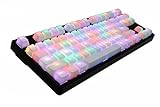 MK Disco TKL White PBT RGB Backlit Mechanical Keyboard (KBT Brown Switch)