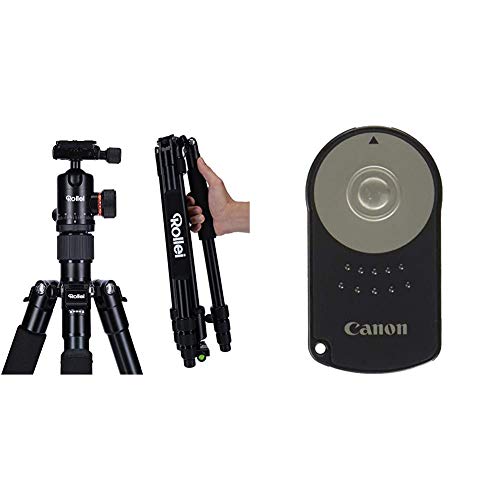 Rollei C5i - kompaktes, leichtes, Allround Fotostativ aus Aluminium mit Kugelkopf und Stativtasche, Verwendbar als…