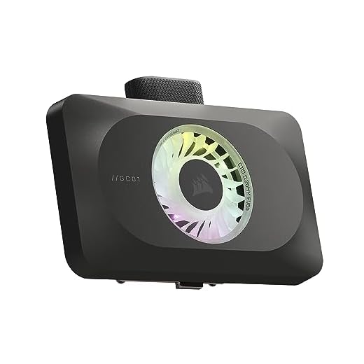 CORSAIR iCUE Link XG3 RGB Hybrid GPU Water Block - Hybrid Custom Cooling - Fits NVIDIA RTX 4070 and 4070 Ti - Black