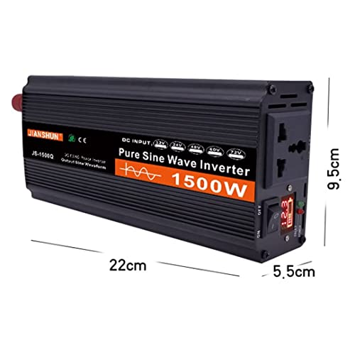 Onduleur convertisseur automatique pure sinus avec LCD - 7