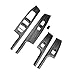 JUIVEEL Car Window Switch Panel Cover,Side Door Glass Lock Control Button Cover,Window Lift Switch Control Panel Cover Compatible with Kia Soul 2020-2025 Accessories (Wood Grain Style)