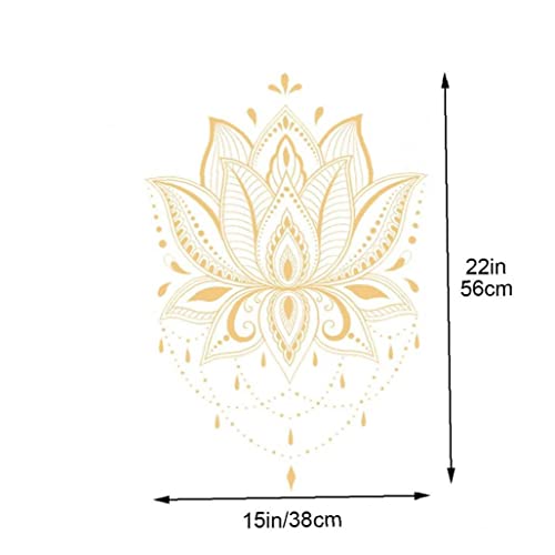 Decal Murale di Mandala, Adesivo Parete di Fiore