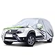Autoabdeckung Wasserdicht Ersatz für Dacia Duster 2010-2023, Auto Abdeckplane Autogarage Autoplane Ganzgarage Wasserdicht 0utdoor Vollgarage Reflexionsstreifen Silber