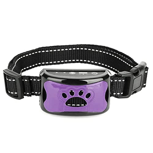 YoBuyBuy Collar de adiestramiento para perros Dispositivos antiladridos eléctricos USB Detenga los ladridos Dispositivos antiladridos de vibración Cover